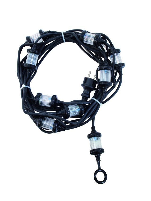Strobo řetěz 10m, 10 lamp